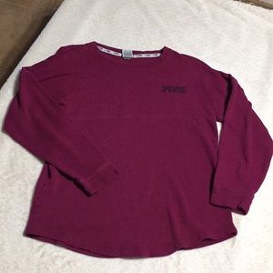 PINK Victoria’s Secret Dark Purple Top